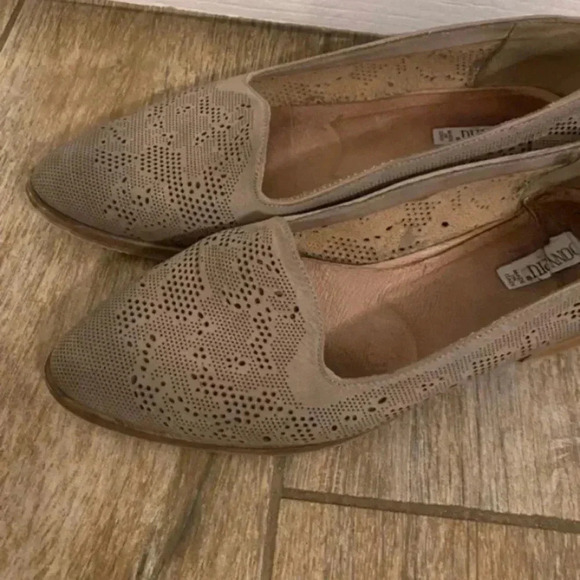 Donna Piu Women’s Leather Tan Slip On Loafers Flats - Picture 7 of 9